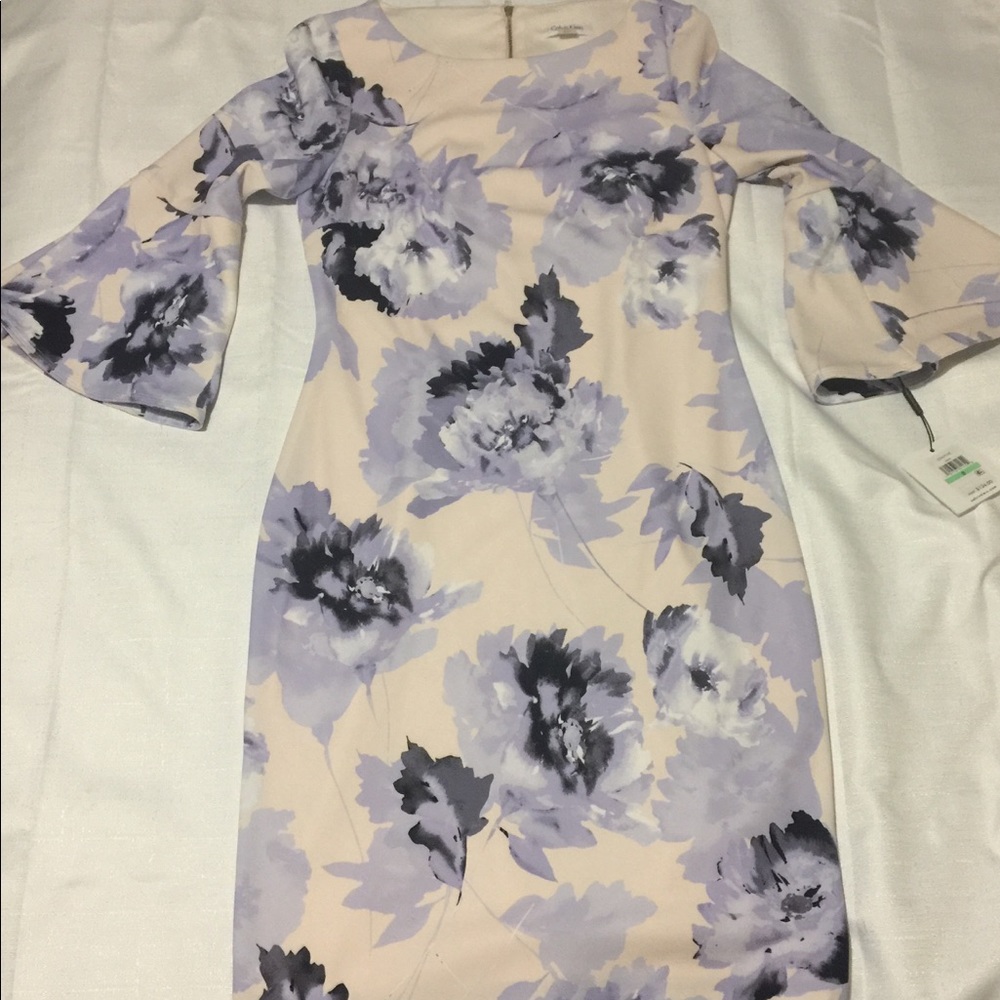 NWT - Beautiful Calvin Klein Dress, size 8